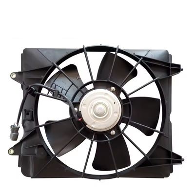 Un buen precio. 19015R5AA01 Auto partes Sistema de enfriamiento de automóviles Radiador tanque de agua ventilador ventilador de enfriamiento en línea